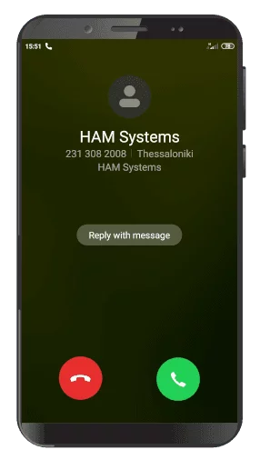 HAM Systems calling on the phone